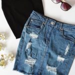 5 Ways To Style A Denim Skirt This Fall